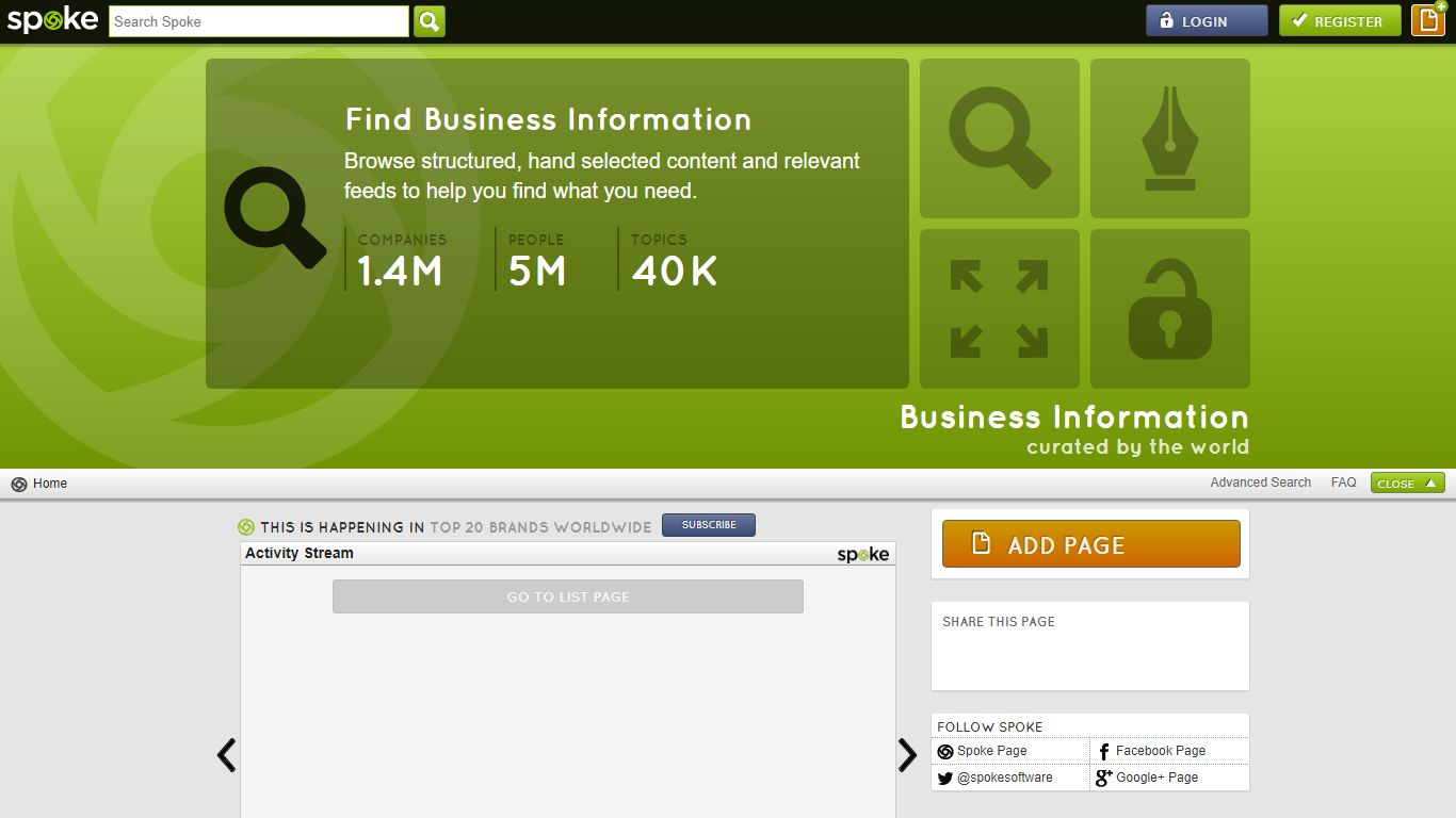 Spoke | Discover Relevant Business Information